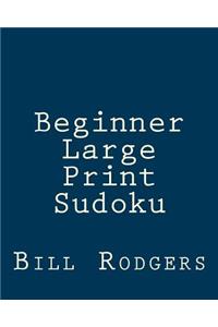 Beginner Large Print Sudoku