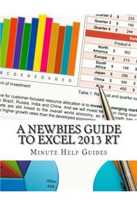 Newbies Guide to Excel 2013 RT