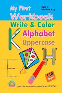 My First Workbook - Write and Color Alphabet Uppercase