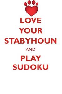 Love Your Stabyhoun and Play Sudoku Stabyhoun Sudoku Level 1 of 15