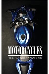 Motorcycles Pocket Monthly Planner 2017