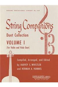 String Companions, Volume 1: Violin and Viola Duet Collection Published in Score Form