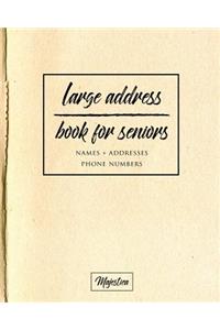 Large Address Book For Seniors