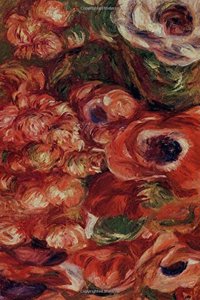150 page lined journal Anemones 04 Pierre Auguste Renoir