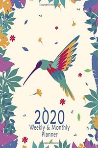 2020 Hummingbird Calendar Jan 1, 2020 to Dec 31, 2020