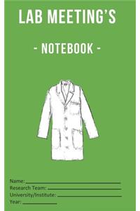 Lab Meeting's - Notebook -