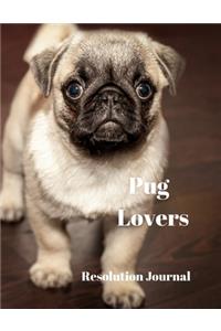 Pug Lovers Resolution Journal