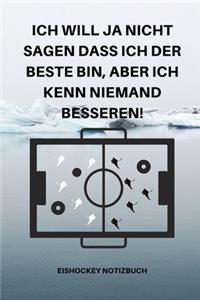 Ich Will Ja Nicht Sagen Dass Ich Der Beste Bin, Aber Ich Kenn Niemand Besseren!: A5 Notizbuch KALENDER Sport - Motivation - Buch - Laufen - Mentaltraining -Glücklich - Geschenkidee - Leistungssport - Disziplin - Meditation - Freu