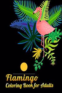 Flamingo Coloring Book for Adults