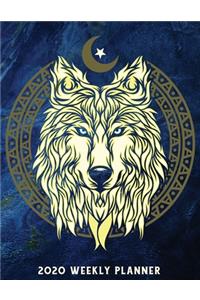 Wolf Weekly Planner 2020 dated with to do notes