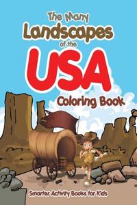 Many Landscapes of the USA Coloring Book