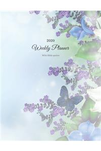 Trust in God. 2020 Weekly Planner with Bible quotes.