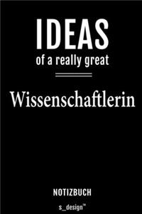 Notizbuch für Wissenschaftler / Wissenschaftlerin: Originelle Geschenk-Idee [120 Seiten liniertes blanko Papier]