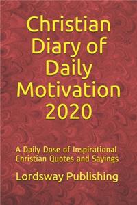 Christian Diary of Daily Motivation 2020