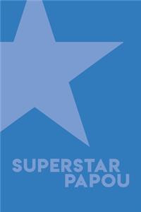 Superstar Papou Notebook (Blue Cover)