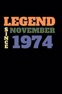 Legend since November 1974