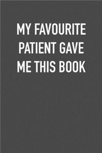 My Favourite Patient Gave Me This Book