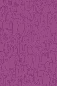 Faces Dotted Notebook (Purple)