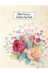 Blood Pressure Diabetes Log Book