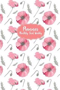 Planner monthly and weekly