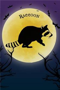 Raccoon Notebook Halloween Journal