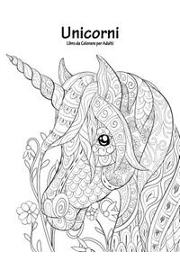 Unicorni Libro da Colorare per Adulti 1