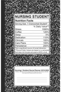 Nursing / Student Nurse Planner 2019-2020