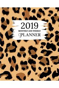 2019 Monthly and Weekly Planner