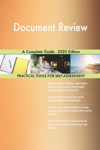 Document Review A Complete Guide - 2020 Edition