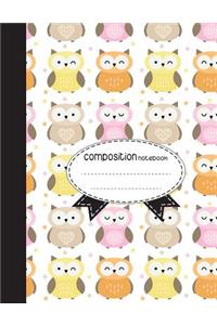 Composition Notebook, 8.5 x 11, 110 pages