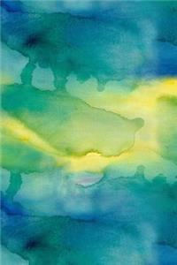 Yellow Blue Green - Blank Notebook