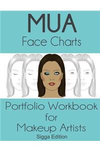 MUA Face Chart Workbook Sigga Edition