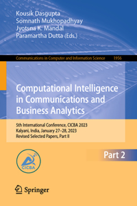 Computational Intelligence in Communications and Business Analytics