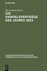 Handelsverträge des Jahres 1903