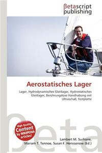Aerostatisches Lager