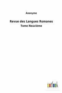 Revue des Langues Romanes