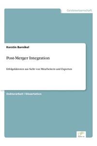 Post-Merger Integration