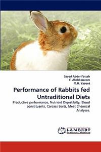 Performance of Rabbits fed Untraditional Diets