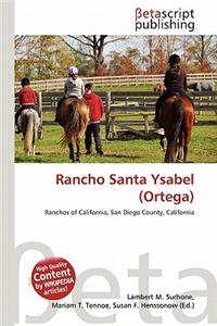 Rancho Santa Ysabel (Ortega)