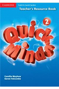 Quick Minds Level 2 Teacher's Resource Book Spanish Edition