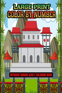 Large Print Color By Number