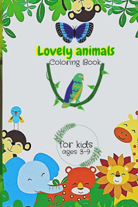Lovely animals coloring book