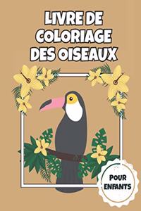 Livre de coloriage des oiseaux