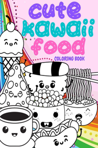 Cute Kawaii Food Coloring Book