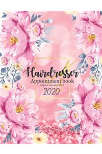 Hairdresser appointment book Weekly and Monthly