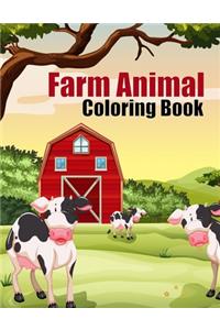 Farm Animal Coloring Book