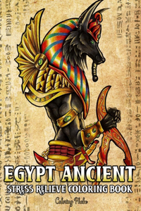 Egypt Ancient Stress Relieve Coloring Book