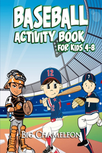 Baseball activity book for kids 4-8