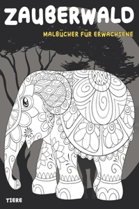 Malbücher für Erwachsene - Tiere - Zauberwald