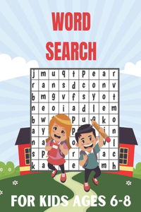 Word Search For Kids Ages 6-8